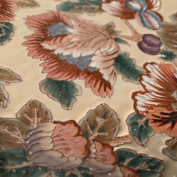 Vintage 2pc set of Andrea hand painted plate by Sadek! Stunning - Picture 8 of 13